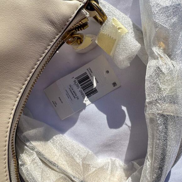 Coach Mira Shoulder Bag in Chalk White Glovetanned Leather - Picture 6 of 10